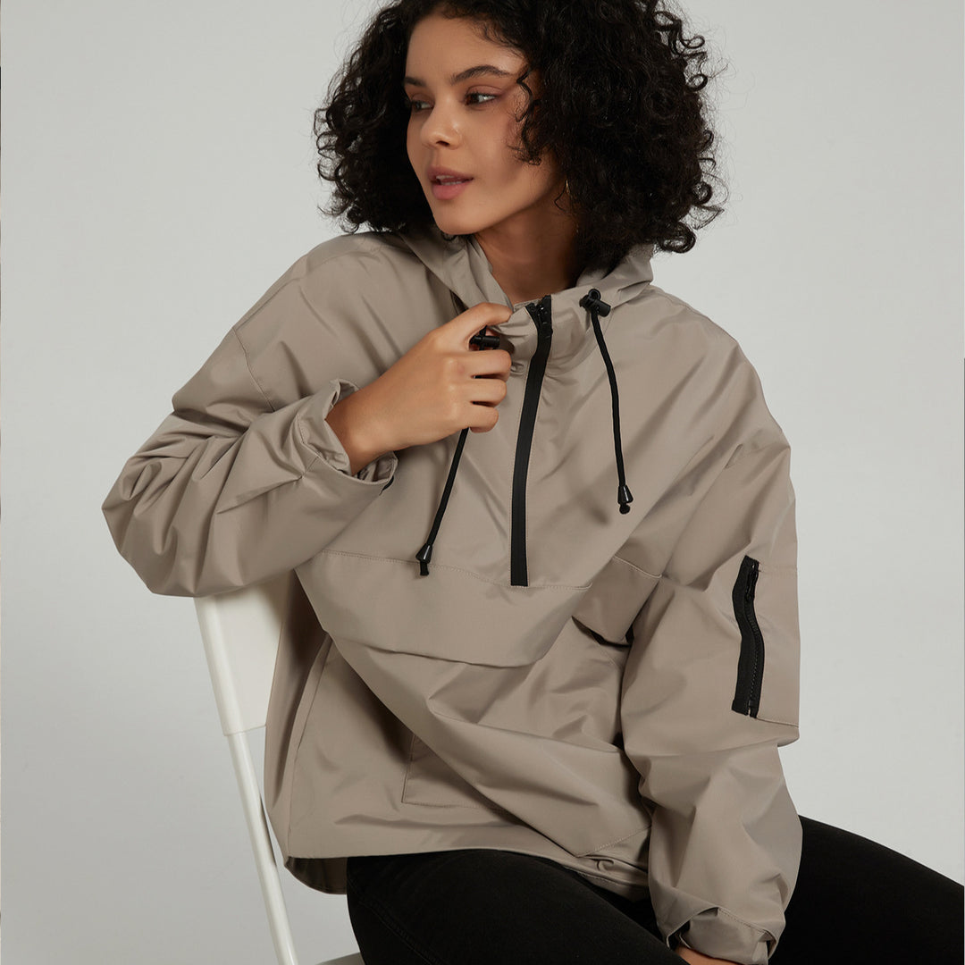 Damen Funktionsjacke mit praktischen Taschen und verstellbarem Bund EB