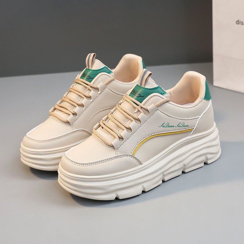 Damen Plattform Sneakers mit ergonomischer Dämpfung und modischem Design EB