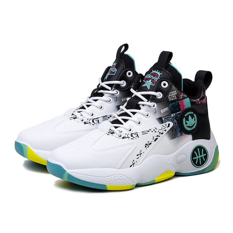 Damen Modische High-Top Sneakers mit innovativer Dämpfung und rutschfester Sohle EB