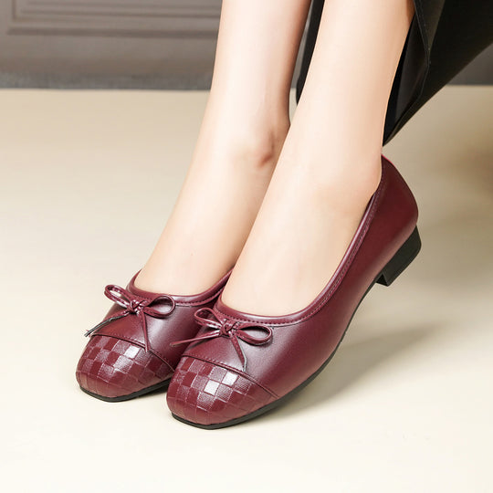 Damen Ballerinas mit modischem Rüschendetail und atmungsaktivem Innenfutter EB