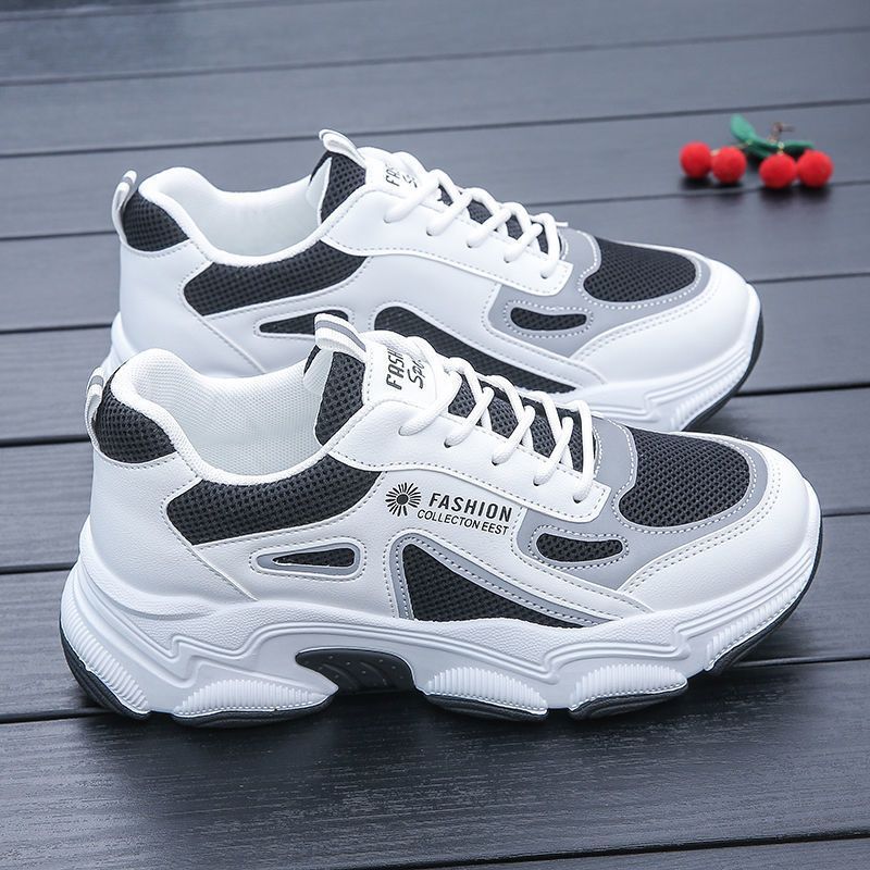 Damen Sportliche Freizeitsneaker mit dämpfender Sohle und atmungsaktiver Mesh-Oberfläche EB