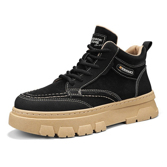 Damen modische Winterboots mit robuster Profilsohle und weichem Innenfutter EB