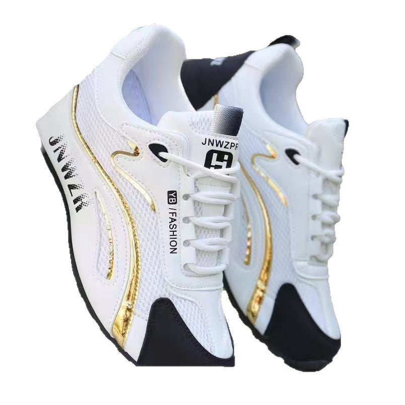 Damen Sportliche Sneakers mit atmungsaktiver Mesh-Oberfläche und trendigem Design EB
