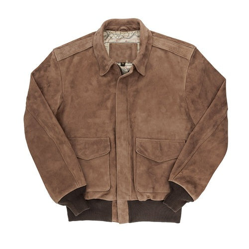 Herren Wildlederjacke mit hochwertiger Verarbeitung und praktischen Taschen EB