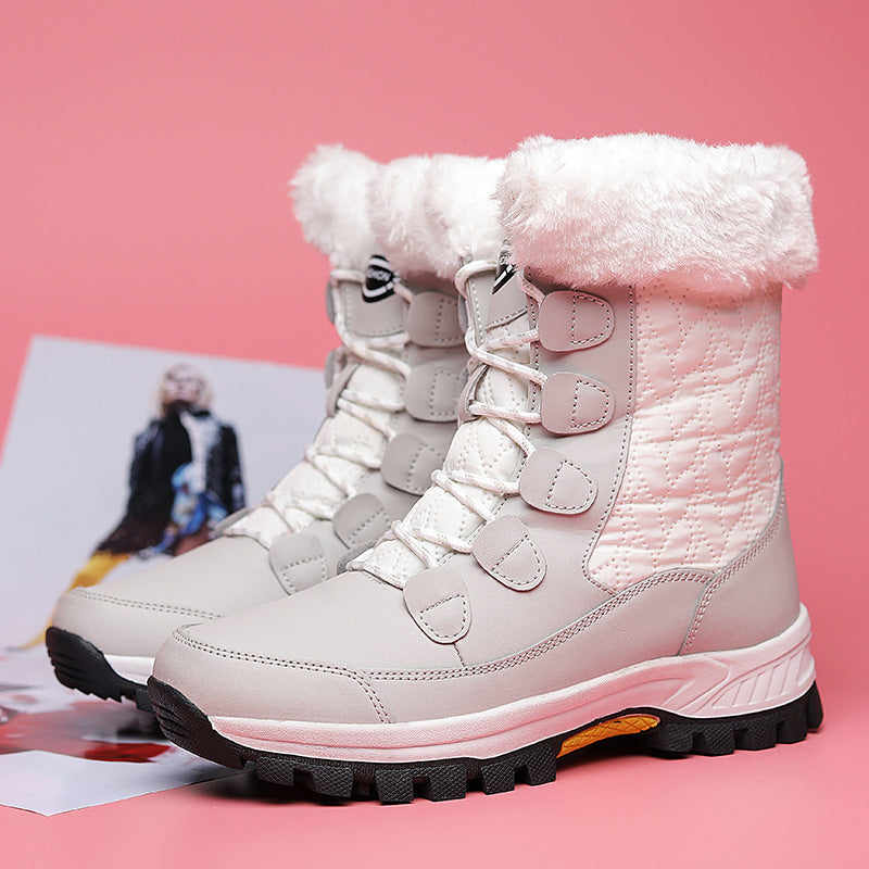 Damen Winterstiefel mit isolierendem Futter und rutschfester Sohle EB
