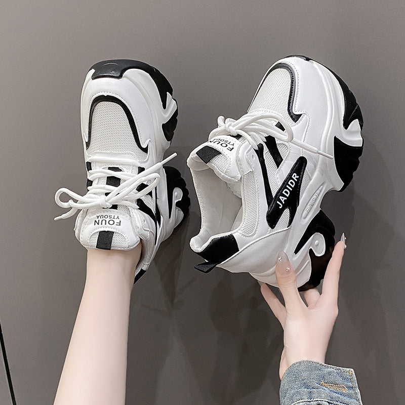 Damen Chunky Sneakers mit modischem Design und extraleichtem Fußbett EB