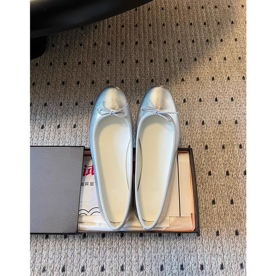 Damen Ballerinas mit raffiniertem Schleifen-Detail und komfortablem Fußbett EB