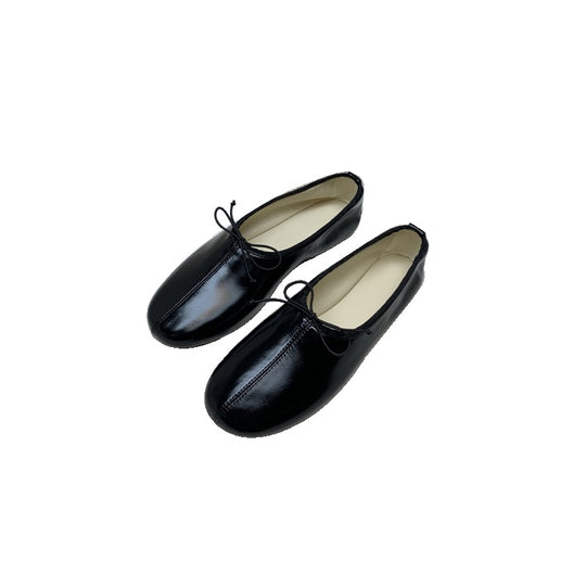 Damen Feine Ballerinas mit eleganten Schnürdetails EB