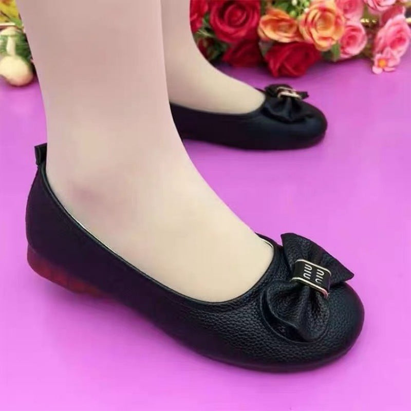 Damen Ballerinas mit eleganter Schleifenverzierung und komfortablem Fußbett EB