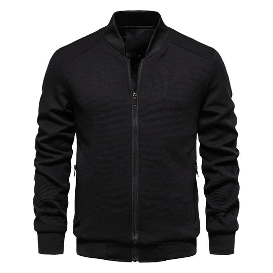 Herren modische Sportjacke mit atmungsaktivem Strukturdesign EB
