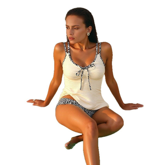 Damen Badebluse mit kombiniertem Hosen-Design EB