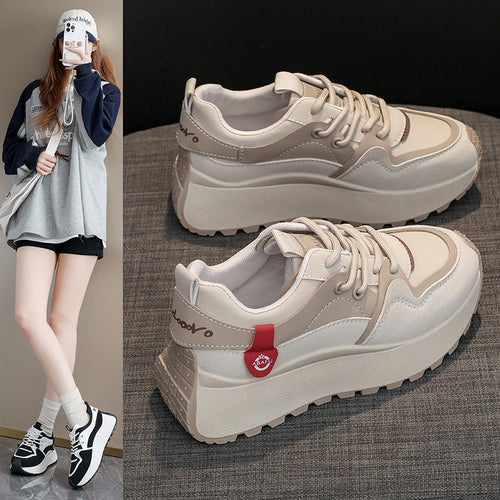 Damen sportliche Sneakers mit innovativem Dämpfungssystem und rutschfester Sohle EB