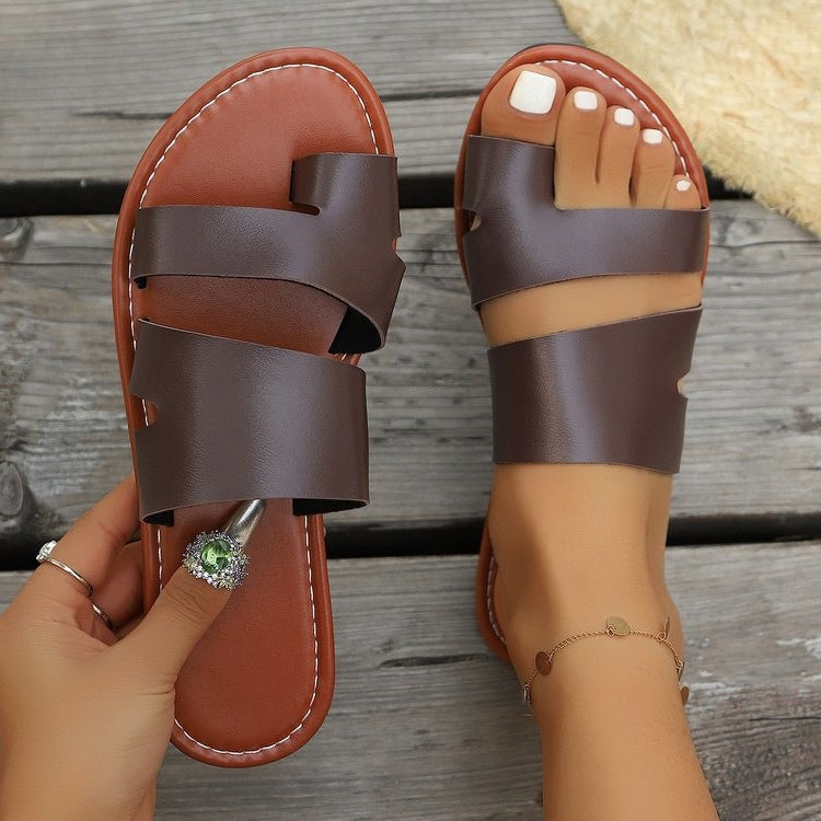 Damen Leder Sandalen EB
