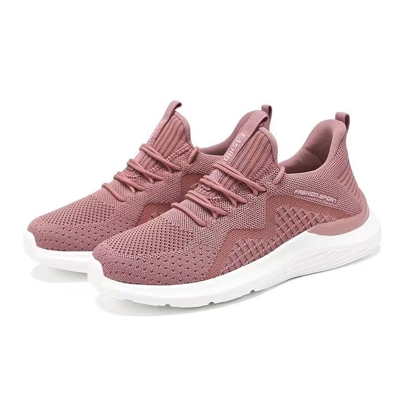 Damen Sportliche Laufschuhe mit atmungsaktiver Netzstruktur und flexibler Dämpfung EB