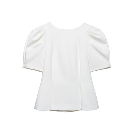 Damenbluse mit Puffärmeln und elegantem Schnitt EB