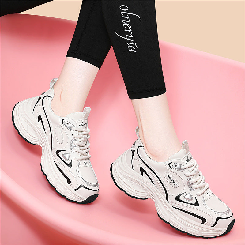Damen Sportliche Chunky Sneakers mit dämpfender Sohle EB