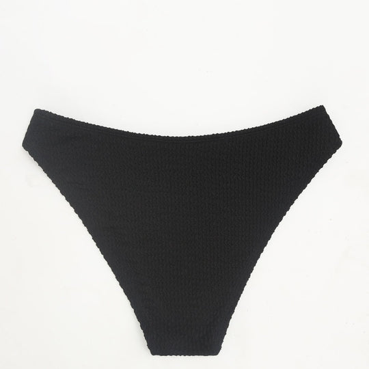 Damen Hochgeschnittene Bikini-Hose mit strukturiertem Design EB