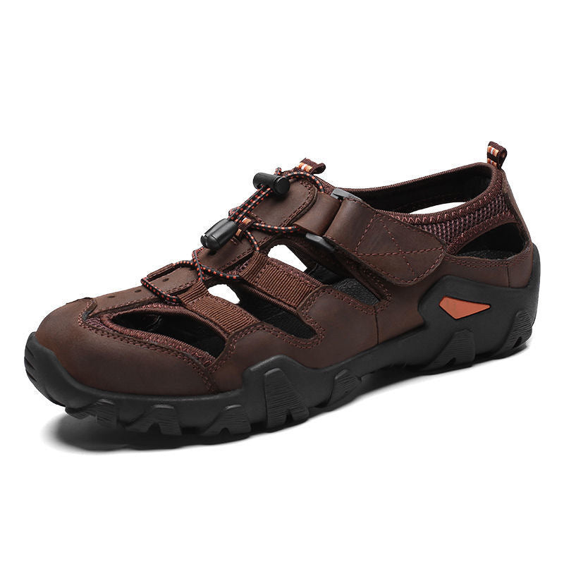 Herren Sportliche Sandalen mit atmungsaktiver Oberflächenstruktur und rutschfester Sohle EB