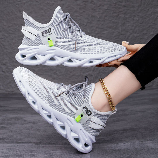 Damen Sportliche Sneaker mit atmungsaktivem Obermaterial und dämpfender Sohle EB