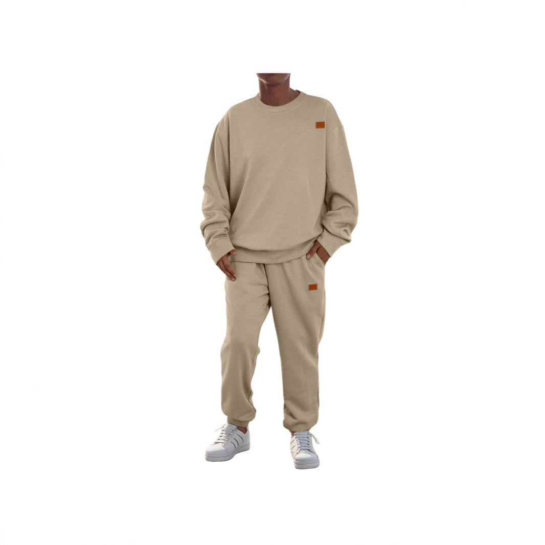 Damen Sportliches Freizeit-Set mit strukturiertem Design EB