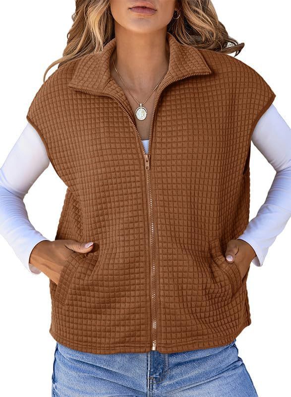 Damen Quilted Weste mit komfortabler Passform EB