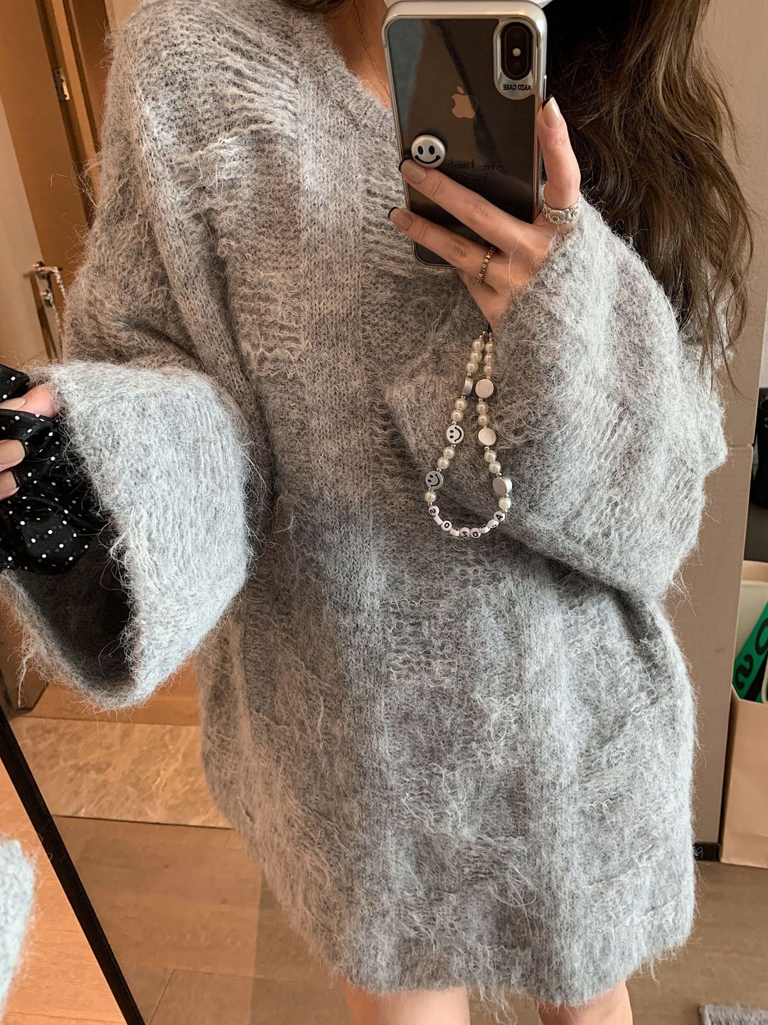 Damen Oversized Strickpullover im lässigen Pullover-Stil EB