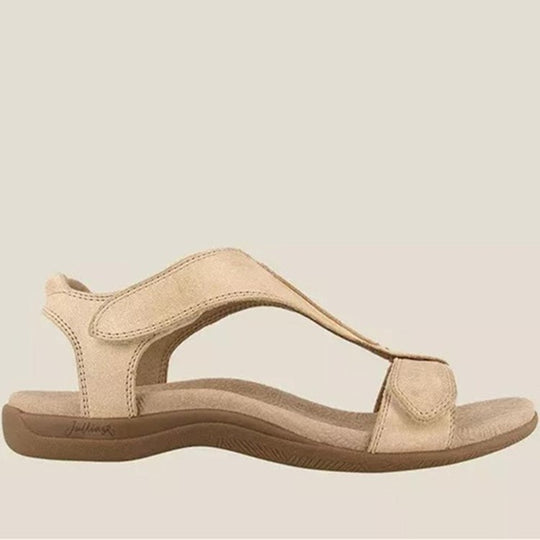 Damen Sportliche Komfortsandalen mit verstellbaren Riemen und anatomischem Fußbett EB