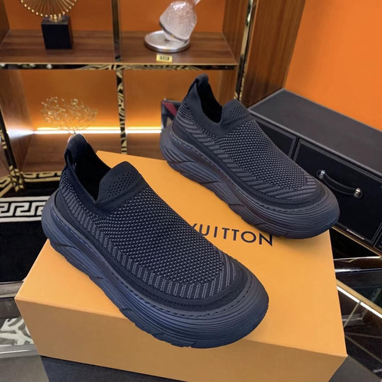 Damen Komfortable Slip-On Sneakers mit atmungsaktivem Obermaterial EB