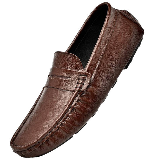 Damen Mokassins aus hochwertigem Leder mit flexiblem Sohlenprofil EB