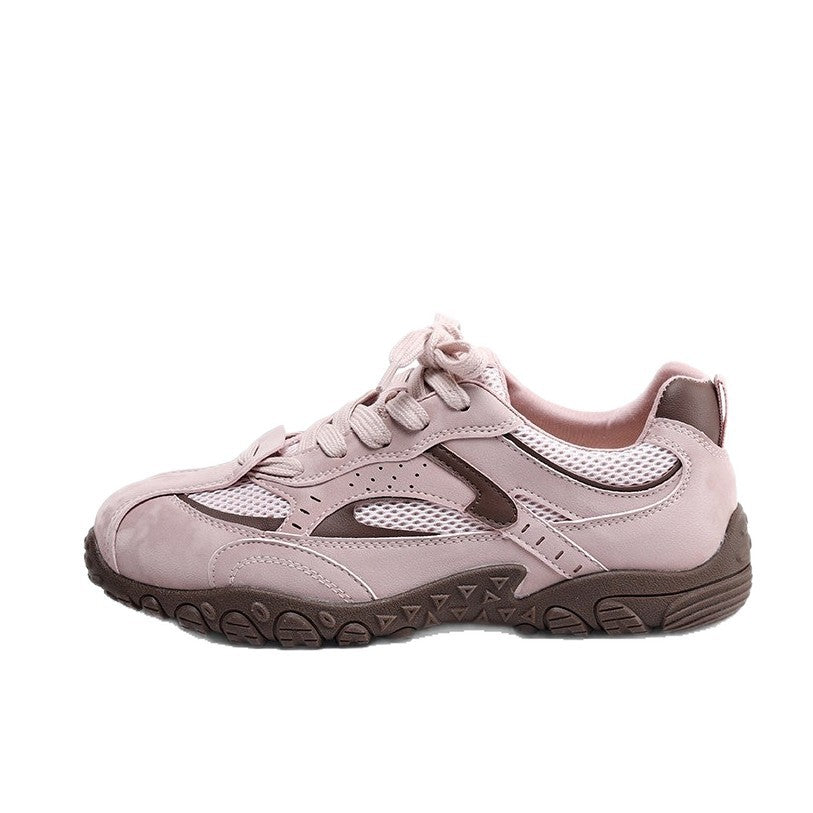 Damen sportliche Sneaker mit innovativer Oberflächenstruktur und rutschfester Sohle EB
