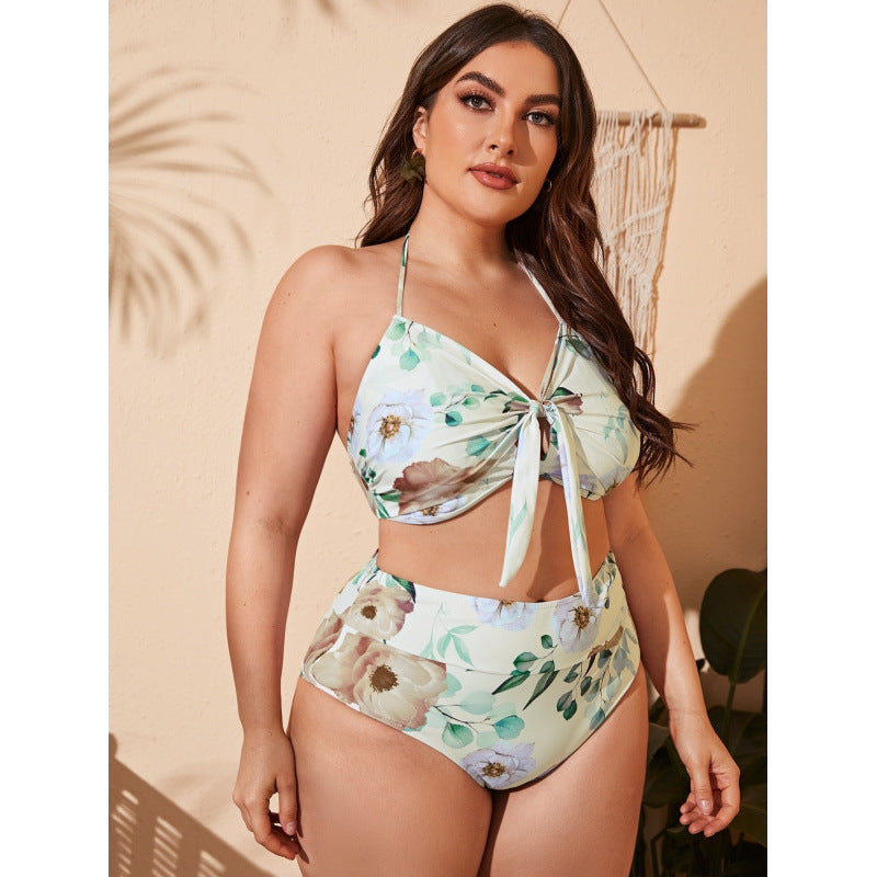 Damen Hochwertiger Bikiniset mit Floralprint EB