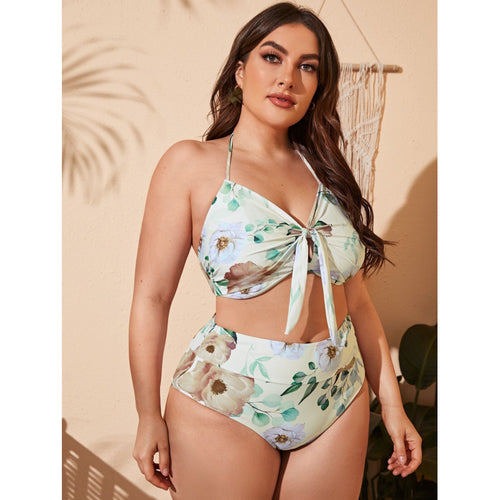 Damen Hochwertiger Bikiniset mit Floralprint EB