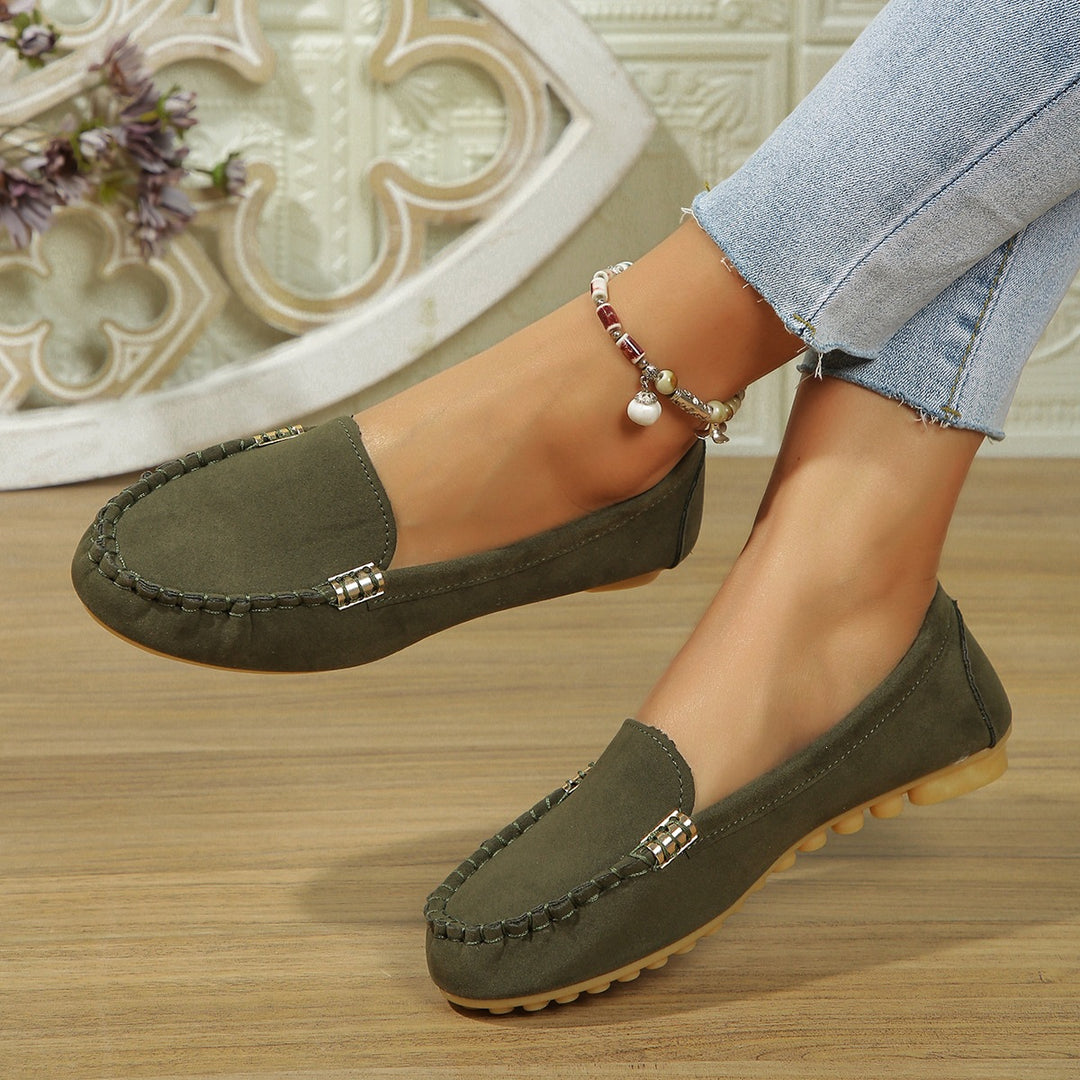 Damen Mokassins mit modischem Detail und orthopädischer Sohle EB