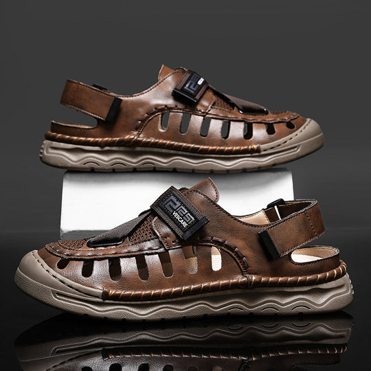 Damen Atmungsaktive Freizeitsandalen mit verstellbarem Klettverschluss und anatomischer Fußbettung EB