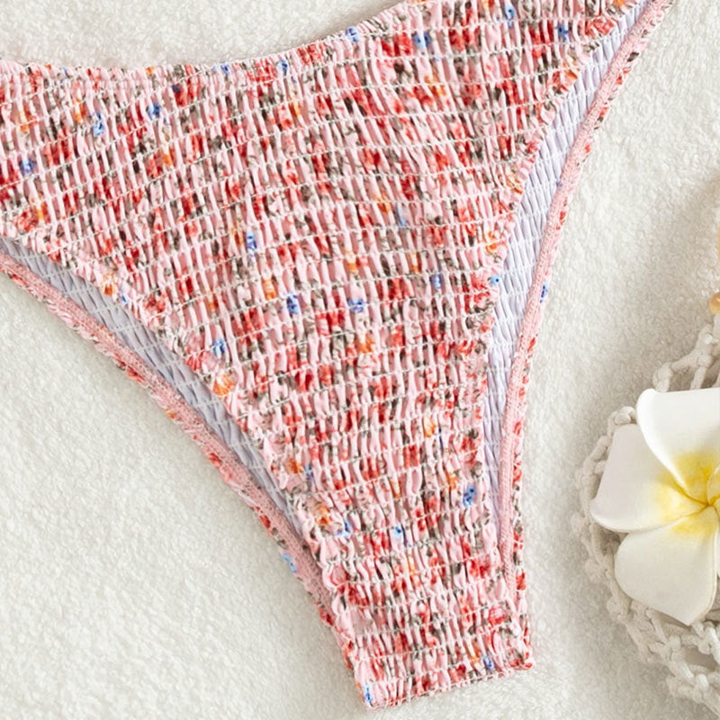 Damen Bandeau-Bikini-Set mit kreativen Bindemöglichkeiten EB