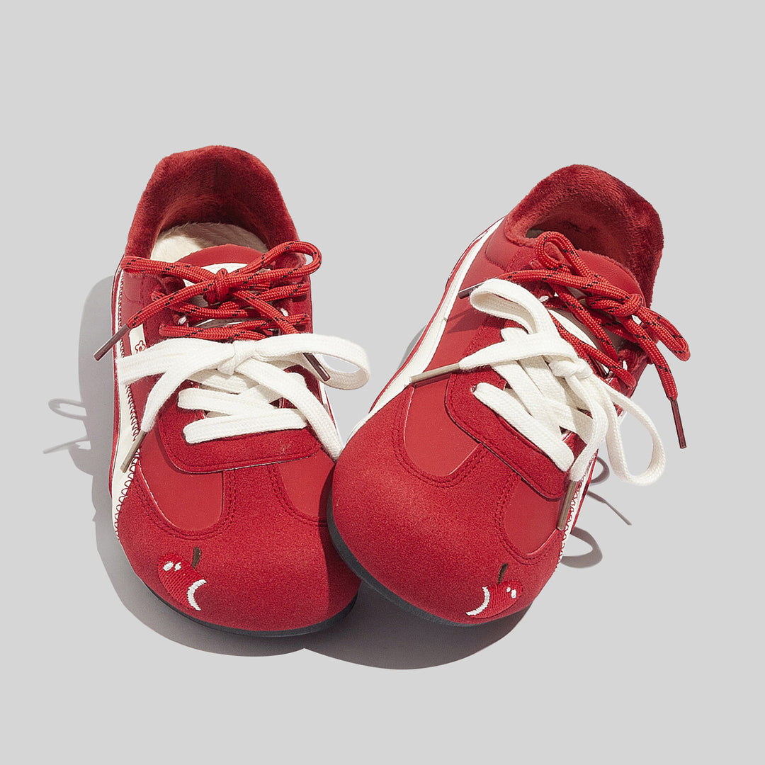 Damen Sneakers mit verspieltem Katzenmotiv und bequemer Dämpfung EB