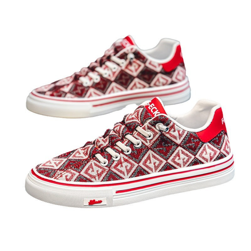 Damen Sneakers im modernen grafischen Design EB