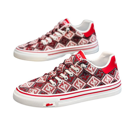 Damen Sneakers im modernen grafischen Design EB