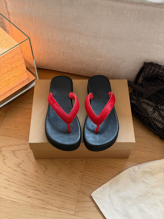 Damen Komfortable Zehentrenner-Sandalen mit ergonomischem Fußbett und rutschfester Sohle EB