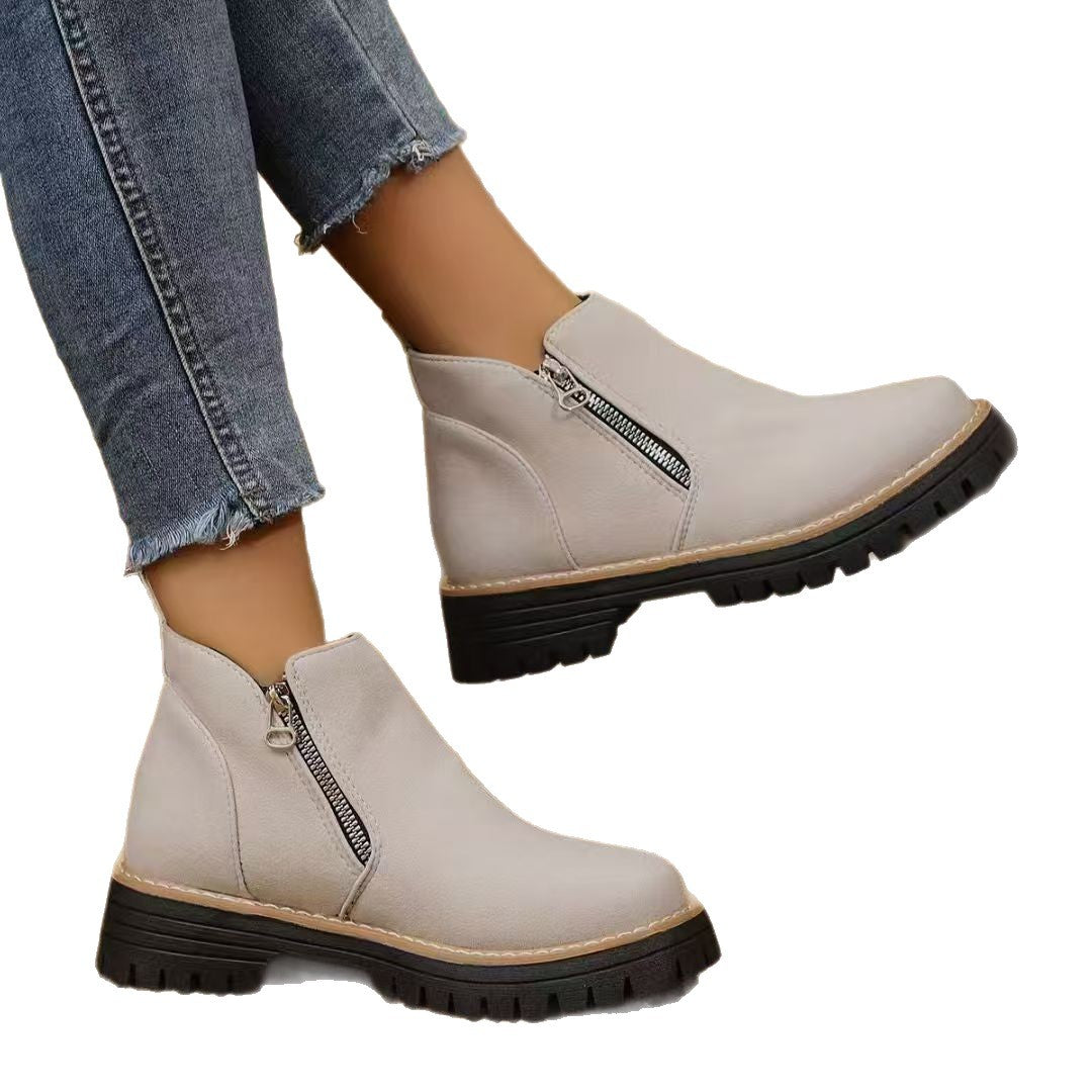 Damen Slip-On Boots mit robustem Profil und komfortabler Einlage EB