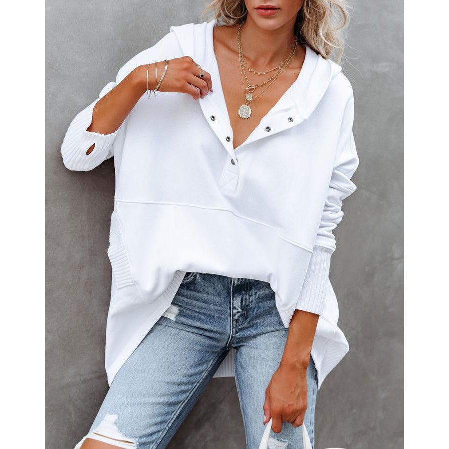 Damen Oversized Kapuzenpullover EB