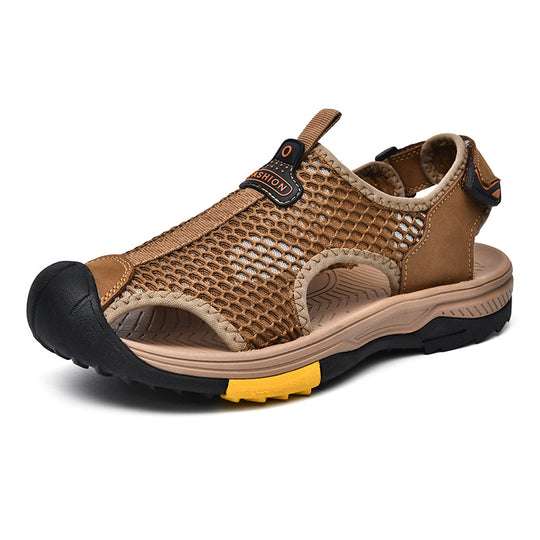 Herren Atmungsaktive Outdoor-Sandalen mit rutschfester Sohle und verstellbarem Riemen EB