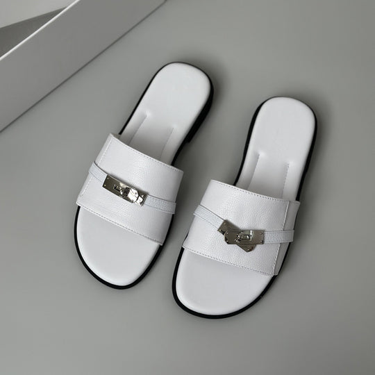 Damen Elegante und bequeme Sandalen mit modischem Schnallen-Detail EB