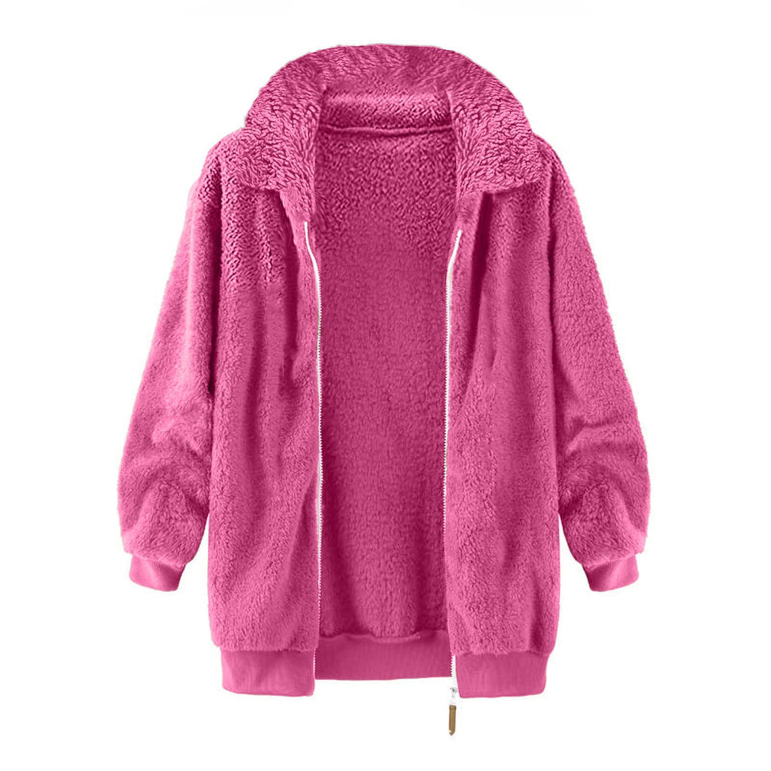 Damen Fleece-Jacke im Oversized-Stil EB
