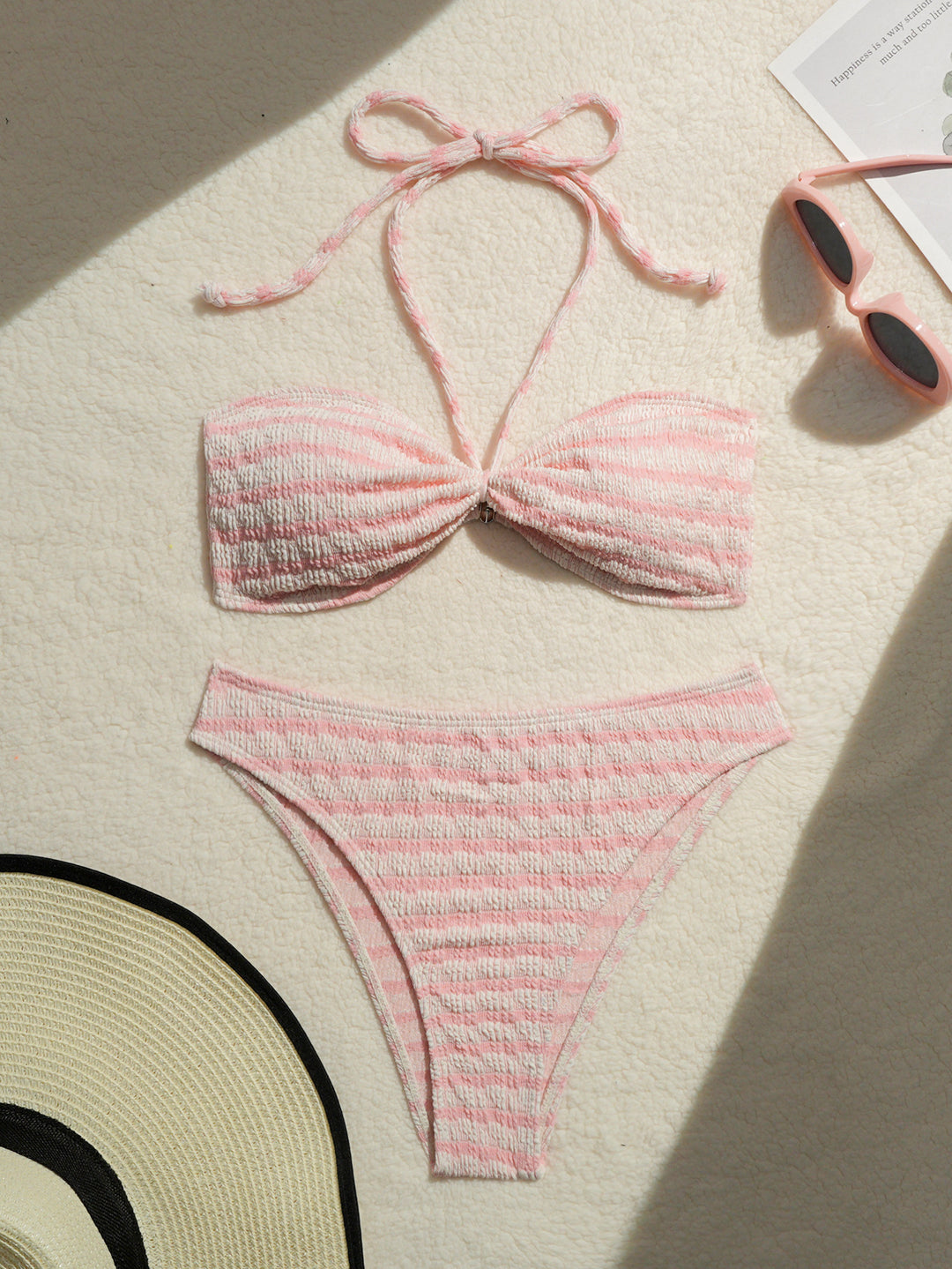 Damen Bikini-Set mit strukturierter Oberfläche EB