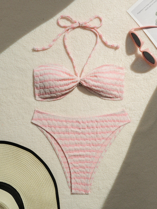 Damen Bikini-Set mit strukturierter Oberfläche EB