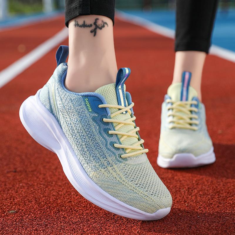 Damen Lauf-Sneaker mit atmungsaktivem Gewebe und komfortabler Dämpfung EB