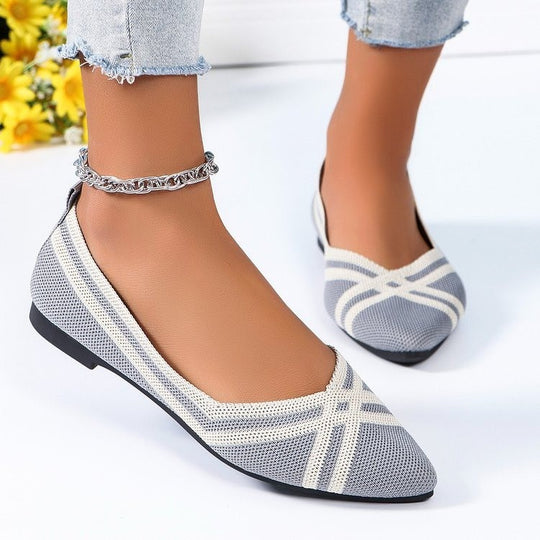 Damen Elegante und stilvolle Ballerinas EB