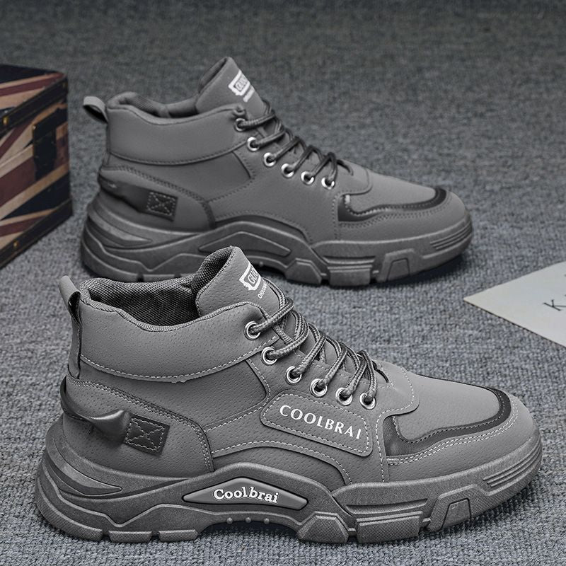 Damen Robuste High-Top Sneakers mit dämpfender Sohle und strapazierfähigem Obermaterial EB