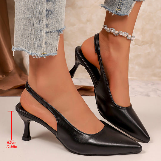 Damen Slingback-Pumps mit elegantem spitzem Design und dezentem Absatz EB